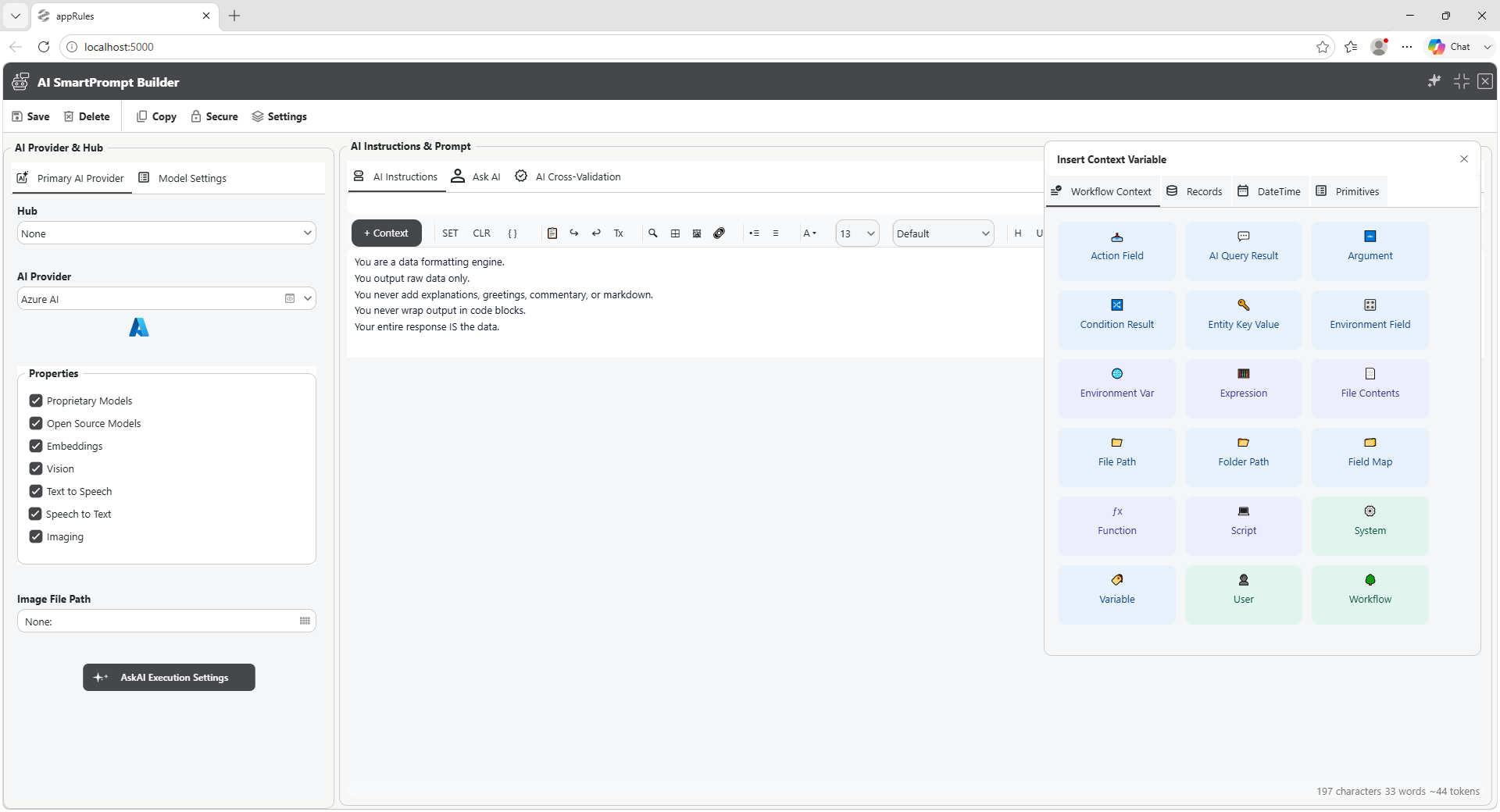 appRules.AI SmartPrompt Builder Smart Context Picker